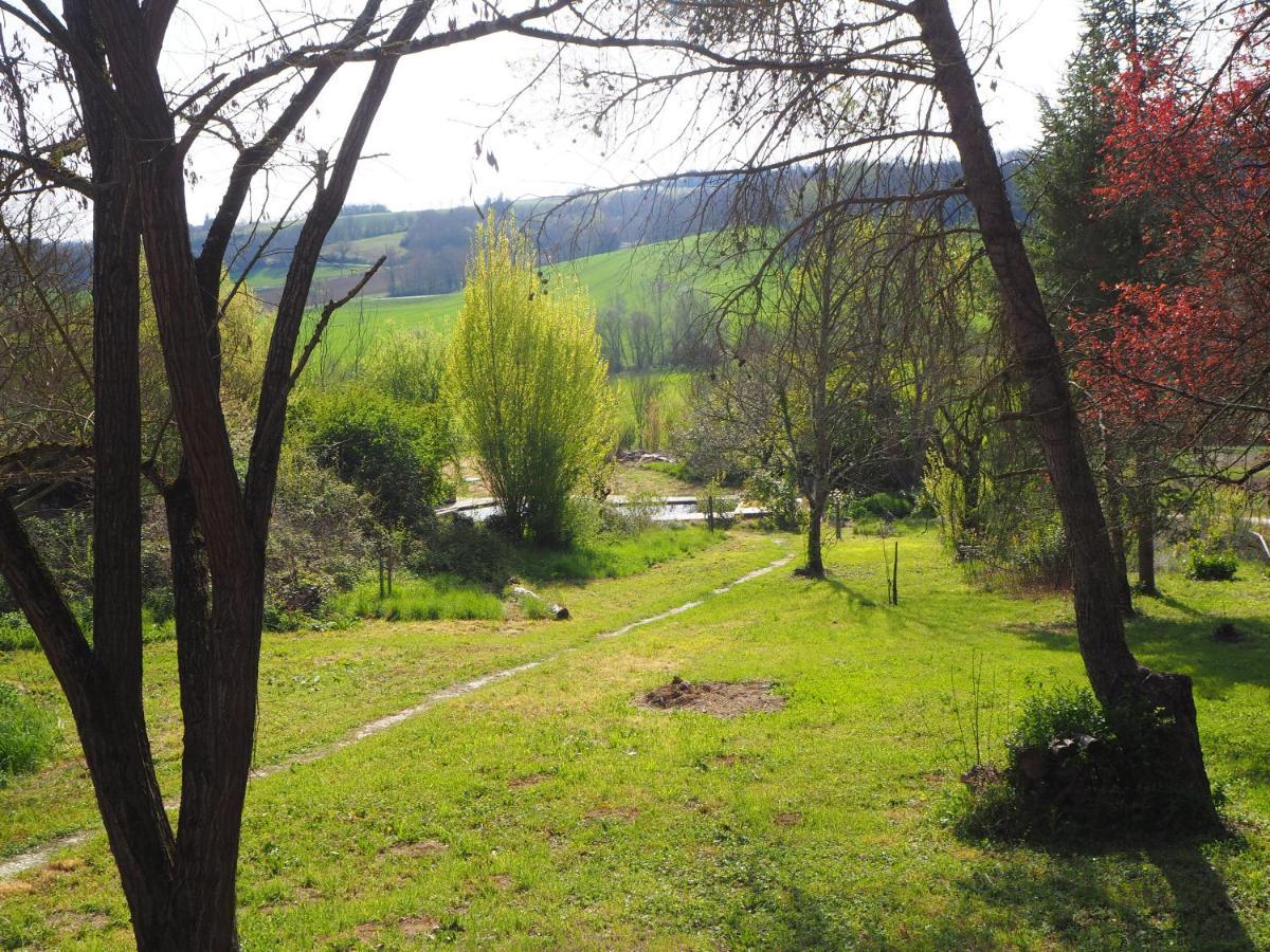 Gite Les Cabanes De Fallot Pour 15 Personnes - Piscine Naturelle L'isle-Bouzon 外观 照片
